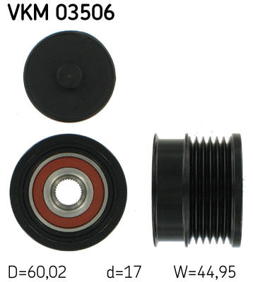 SKF Generátor szabadonfutó VKM03506_SKF